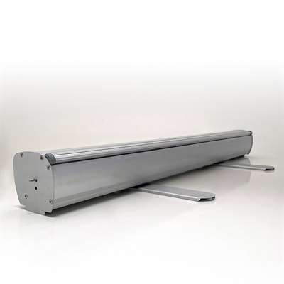 Eco Roll-up-Kassette 85 cm – Aluminium – stabile Tasche mit langem Reißverschluss + Einzelbox